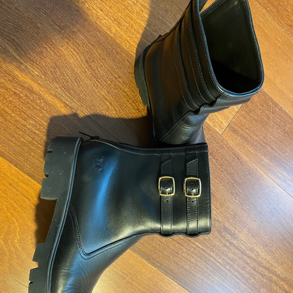 Celine Black Rubber Sole
